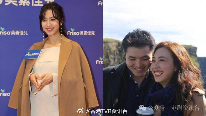 朱千雪怀孕7个月照着3寸高跟鞋!预计5月尾生宝宝_老公_工作_开心