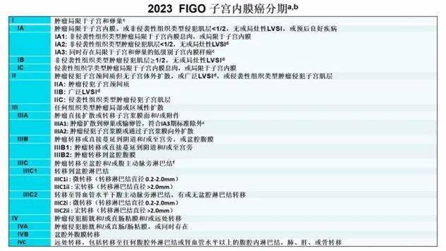 自2009年国际妇产科联盟(figo)发布子宫内膜癌分期以来,大量新的研究