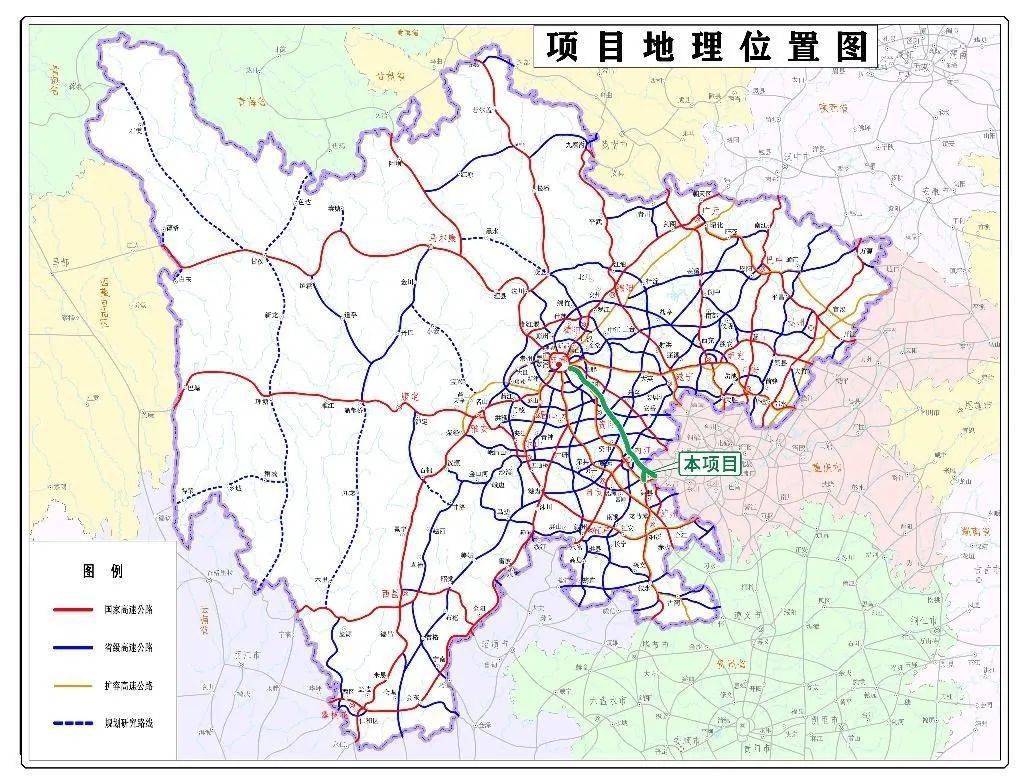 成渝高速复线线路图图片