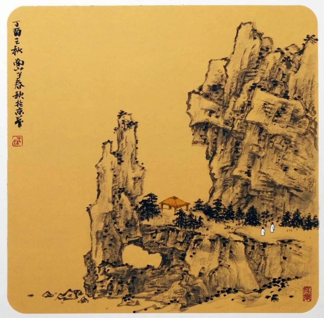 如何进行山水画的构思与创作?春秋老师如是说!