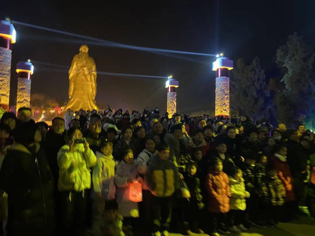 函谷关景区元宵节太燃了!全是人人人人人…_活动_smx_三门峡