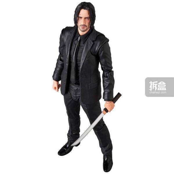 mafex 疾速追杀4 john wick caine基努甄子丹1/12人偶_官方_产品_cm