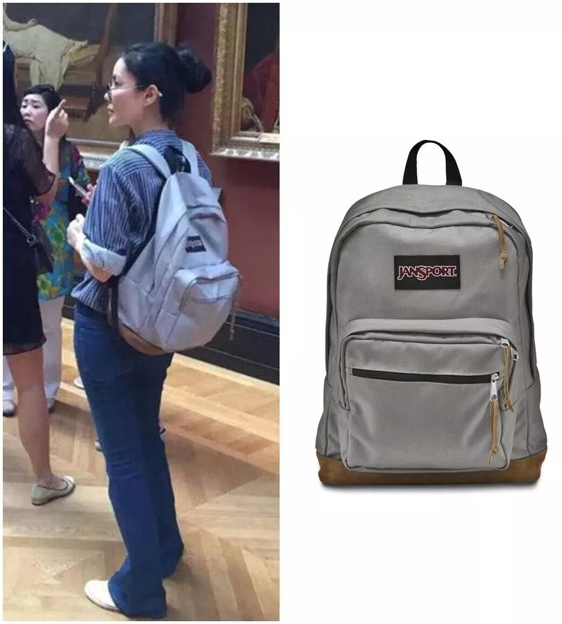主打美式校园风的jansport,是专门做尼龙双肩包的牌子,材质轻便好打理