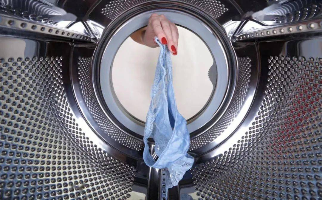 洗衣机上的内裤图图片