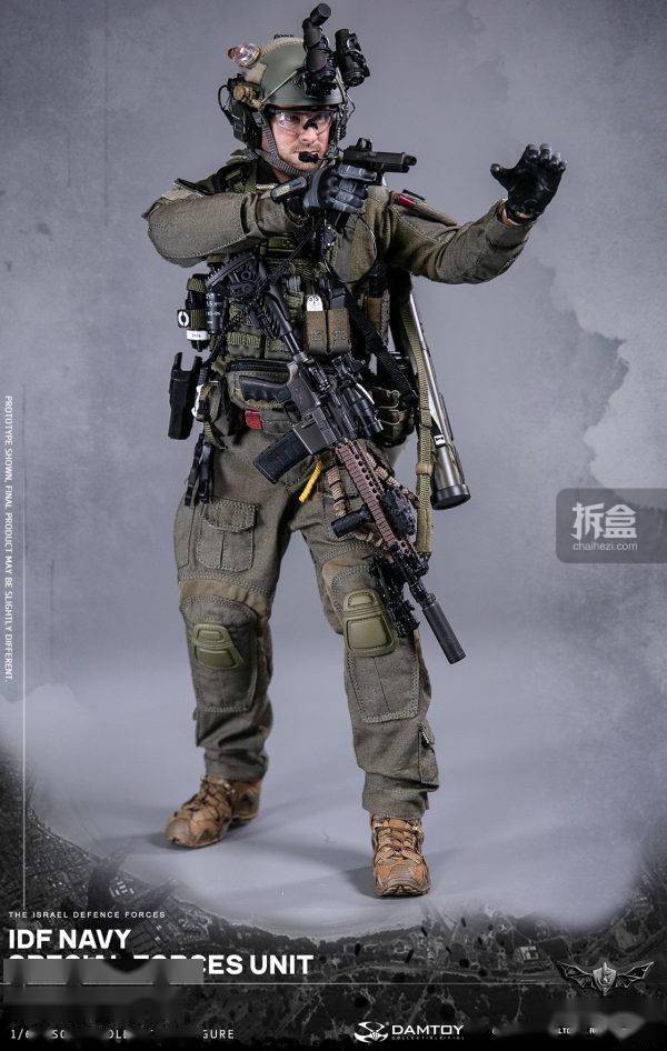 damtoys 以色列idf国防军海军 特种部队突击队 1/6可动人偶_弹匣_战术