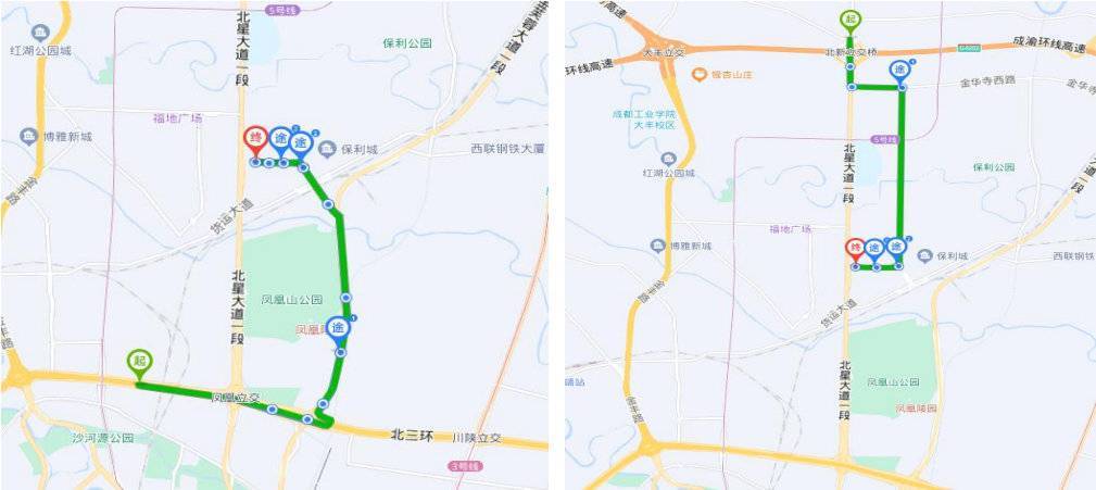 返回:三环路～凤凰山高架桥～利民路跨线桥～利民路北星大道西侧区域