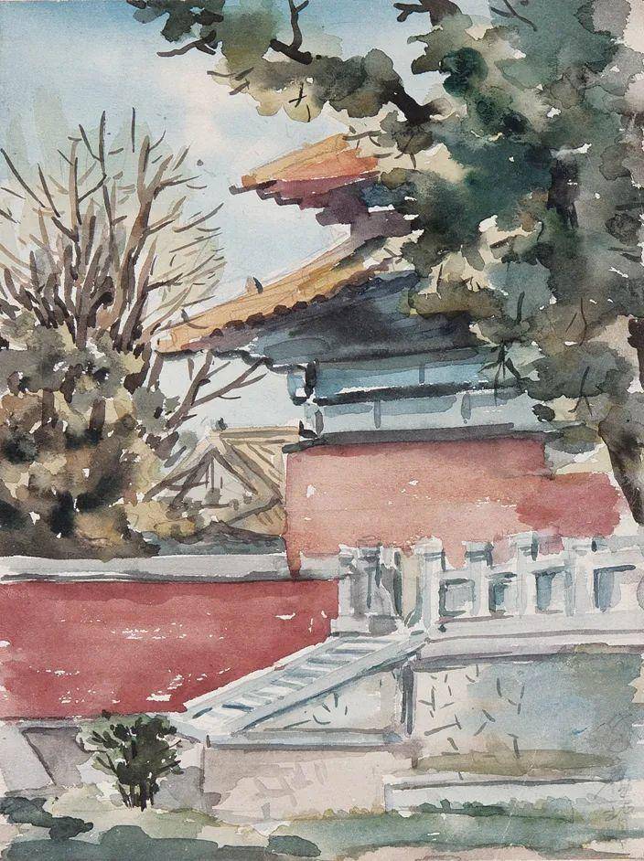 艺术人物|章立——泰山情缘与艺术启蒙_水彩画_先生_柯大先