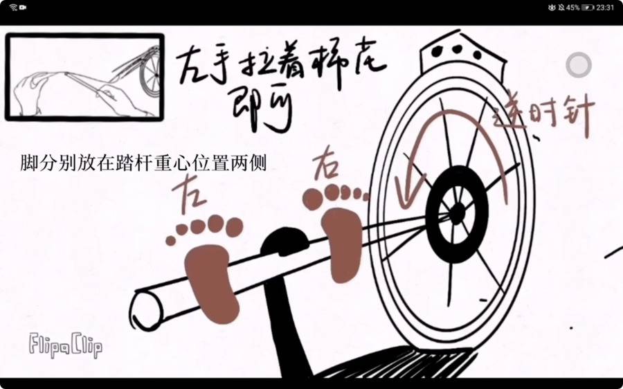 三位学生为脚踏三锭纺车制作的vr互动游戏模式脚本.