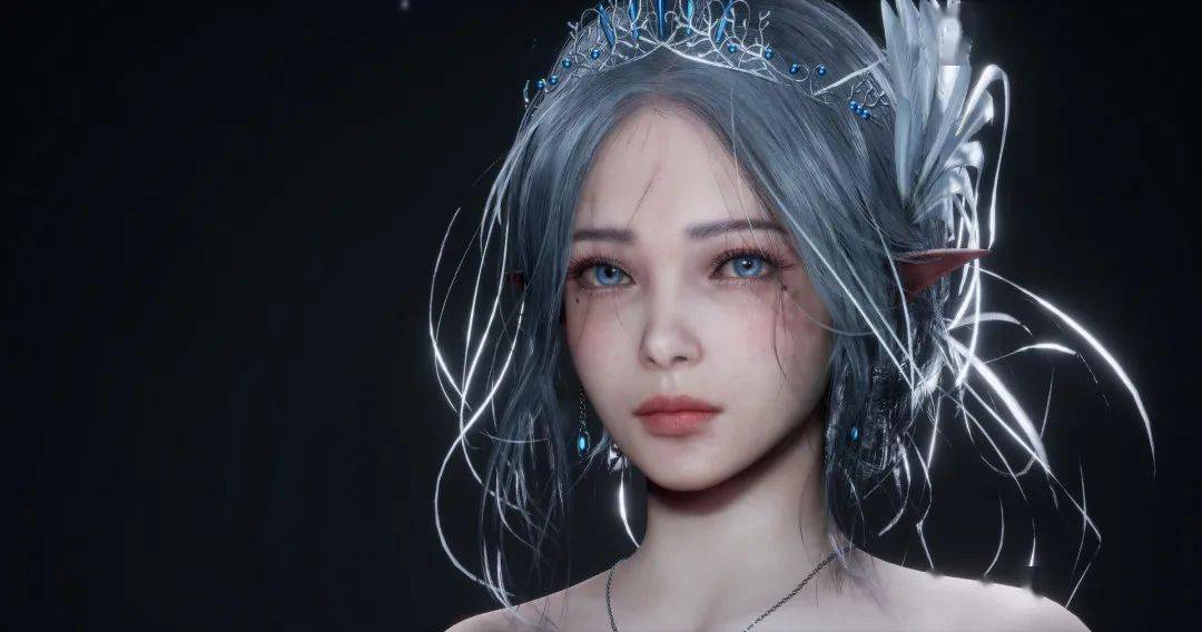 lee gh建模作品wlop原画作品他为国人wlop原画角色aeolian创作了3d