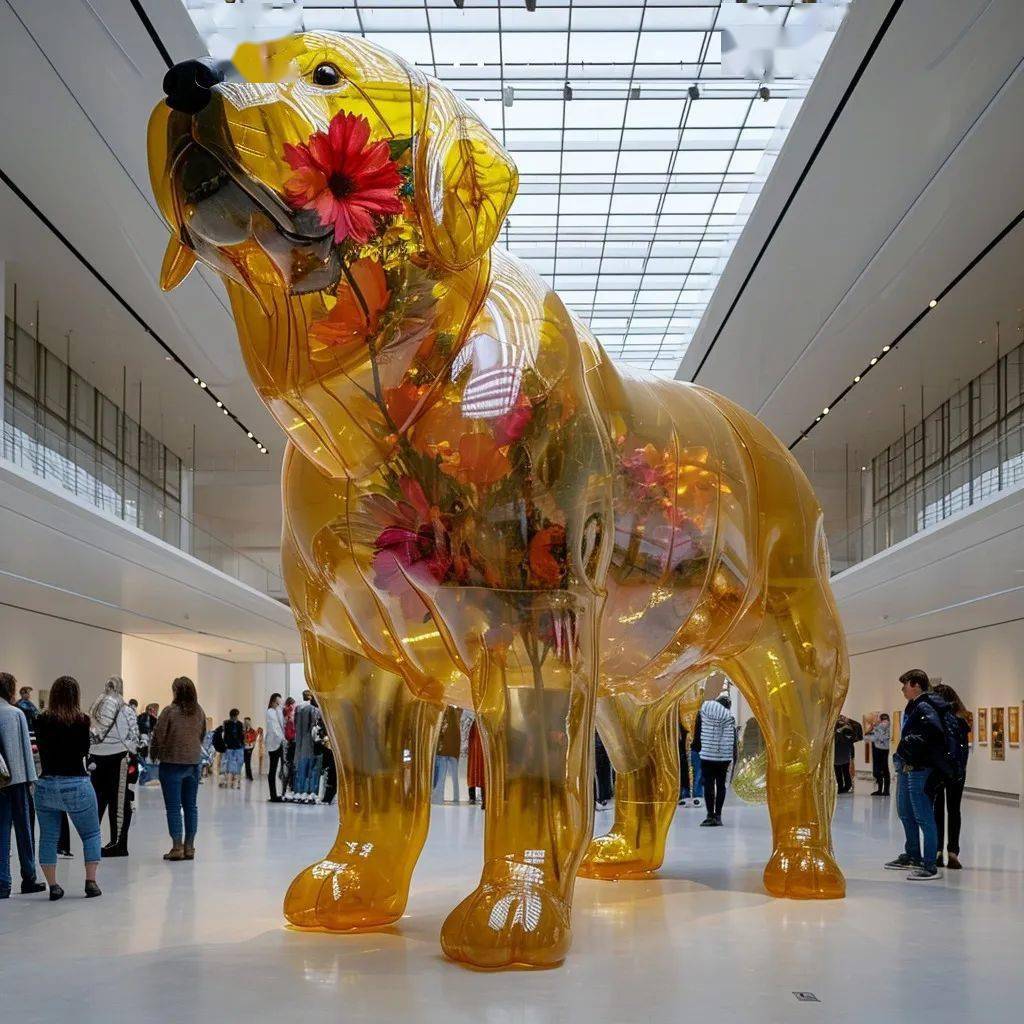 艺术装置作品《透明花园》_雕塑_情感_创作