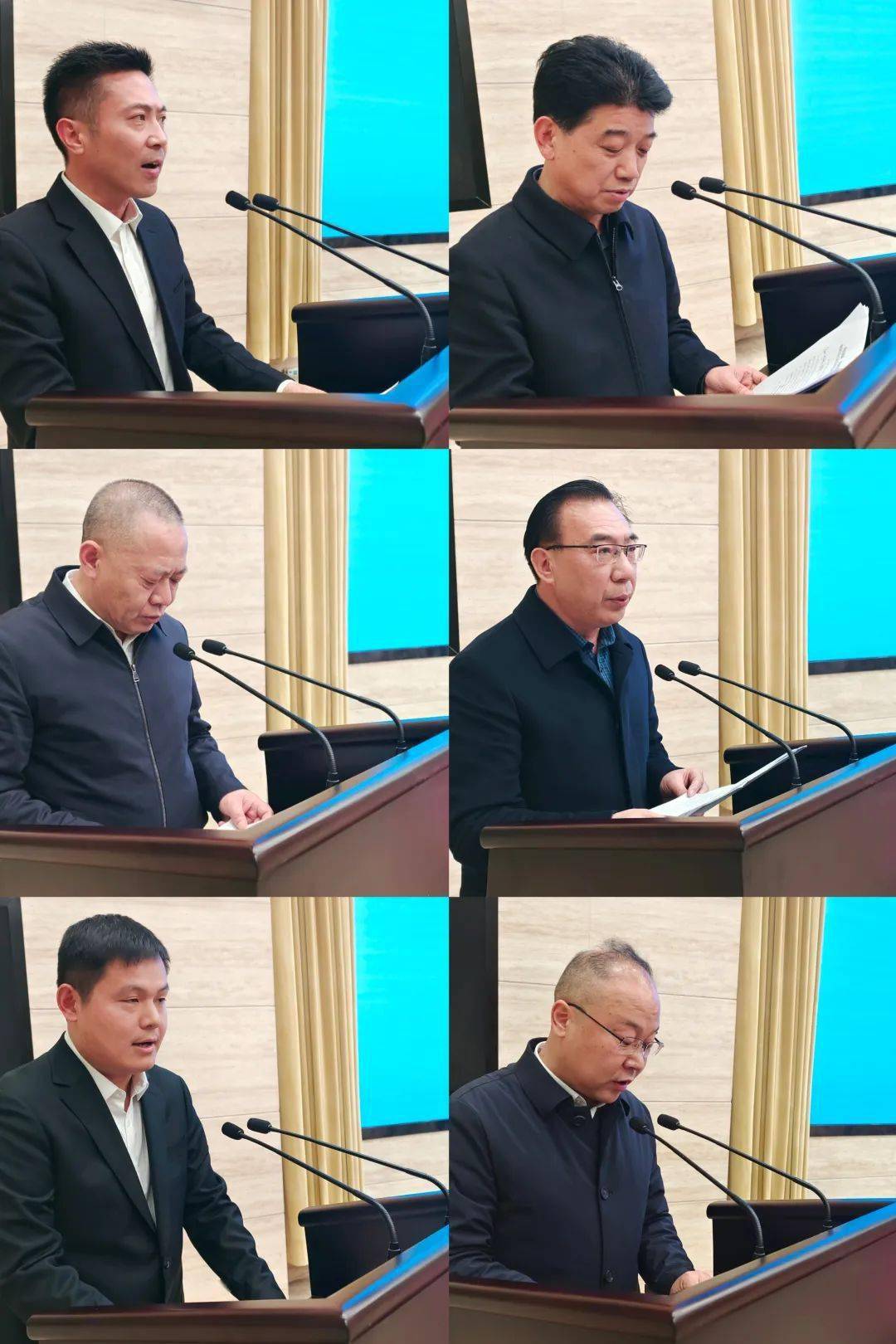 会上, 睢宁县,邳州市,市公安局,市住建局和新沂市高流镇,铜山区棠张镇