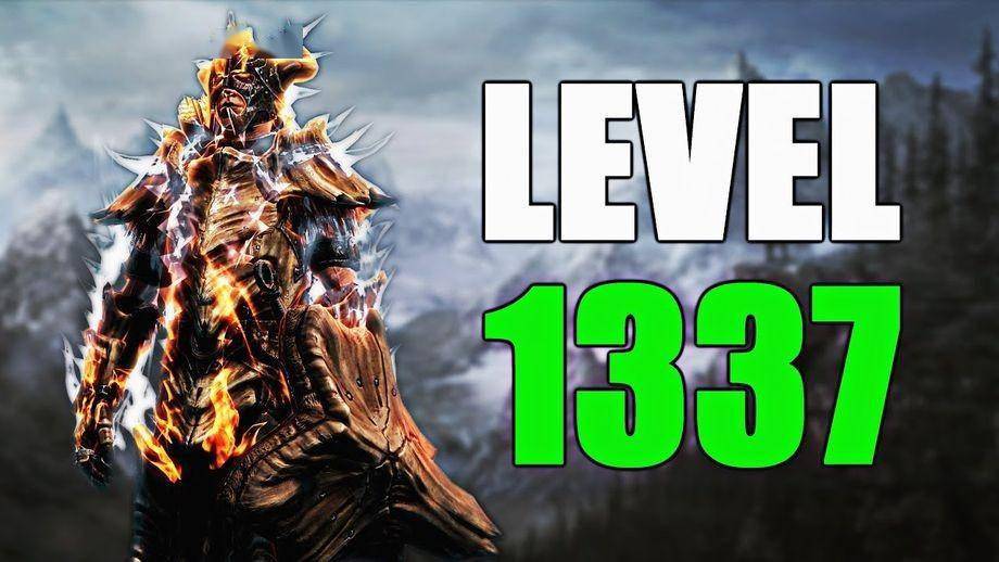 《上古卷轴5》肝帝将角色升到1337级 没用mod和修改器_技能_玩家_任务