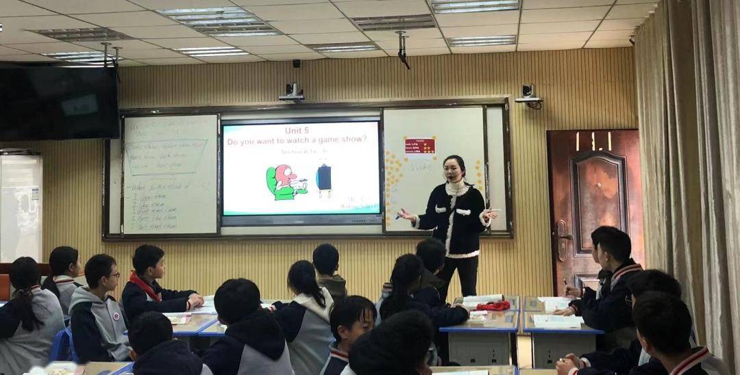 湖北随州市曾都区五眼桥中学教联体开展第一届生本教课堂英语优质课