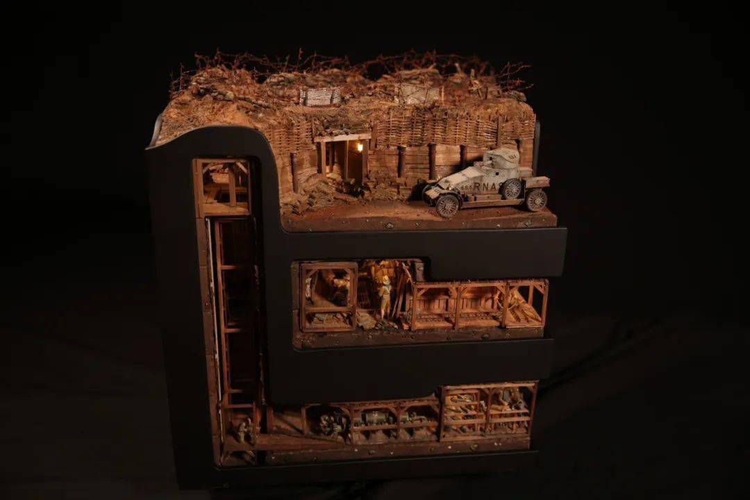 地道战,壕沟战,几乎是一战所有的精华!_模型_历史_作品