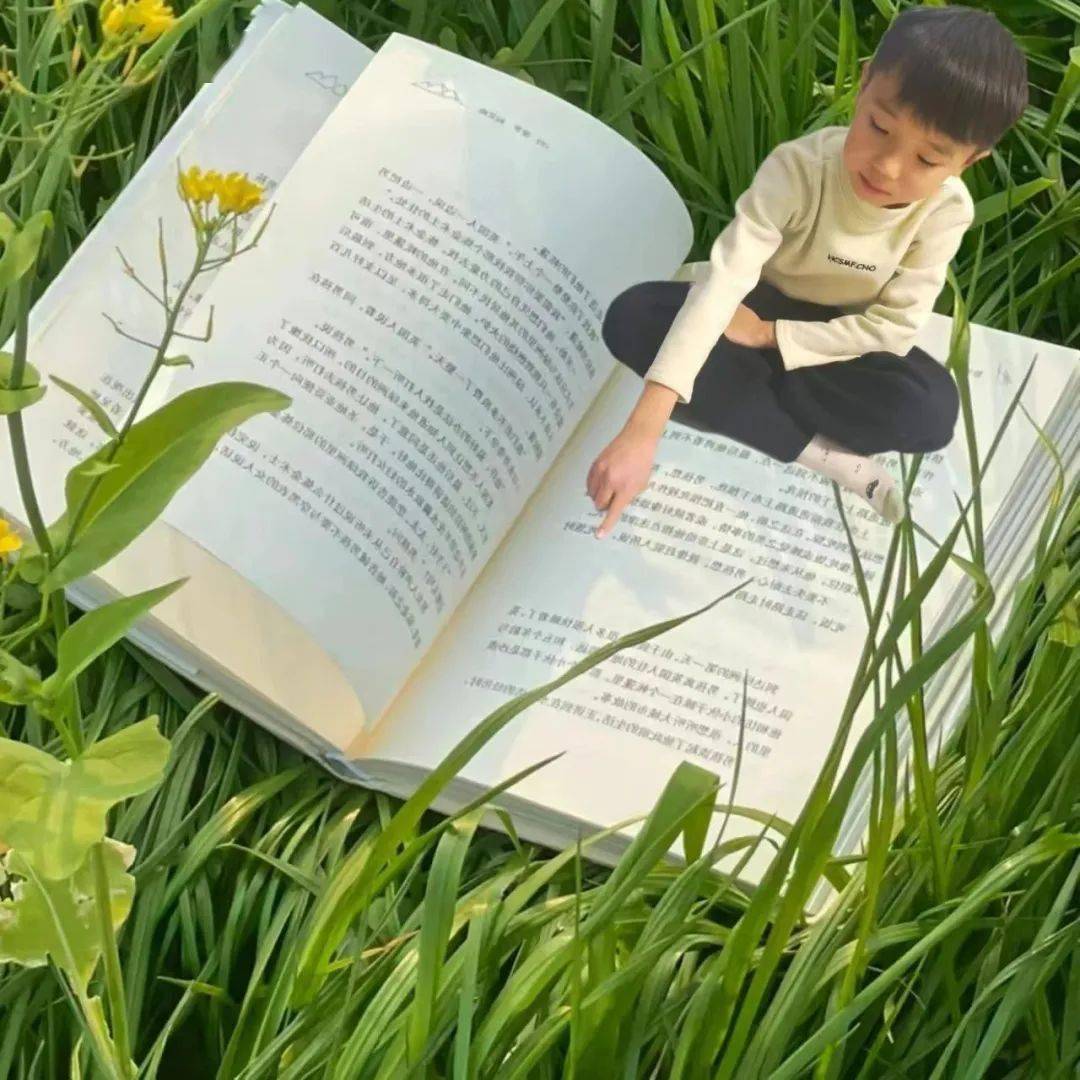 与图书的创意合影爱的小伙伴们,我们一起来读书吧!