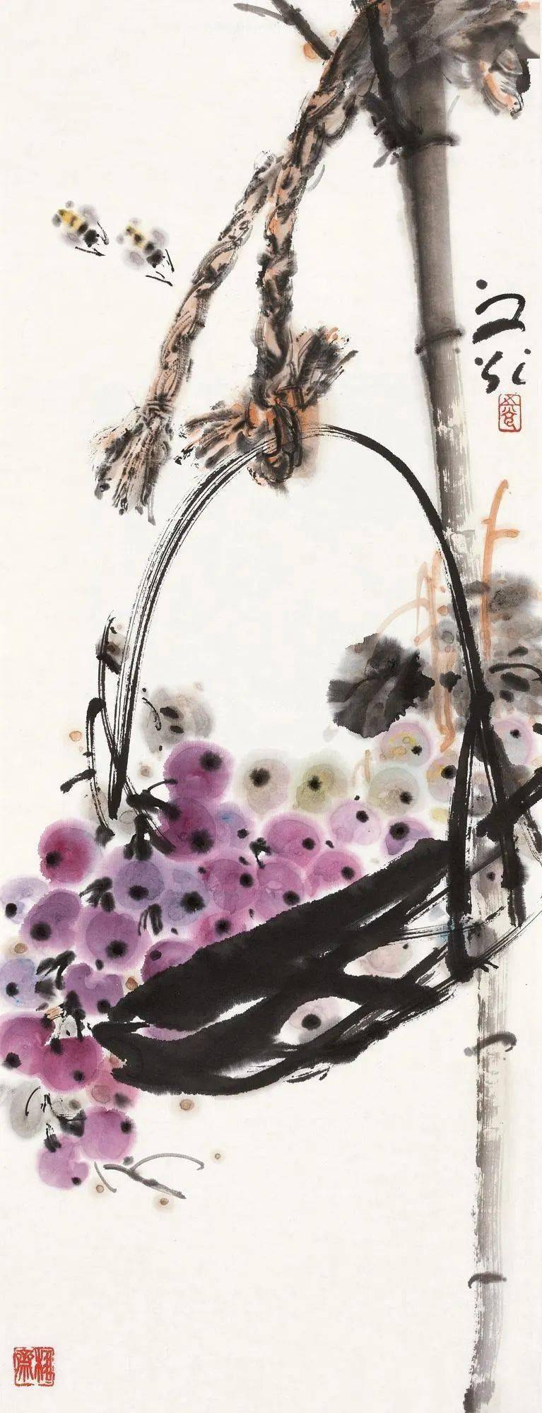 谢之光的67大写意花鸟,将写意水墨玩到了随心所欲的境界!