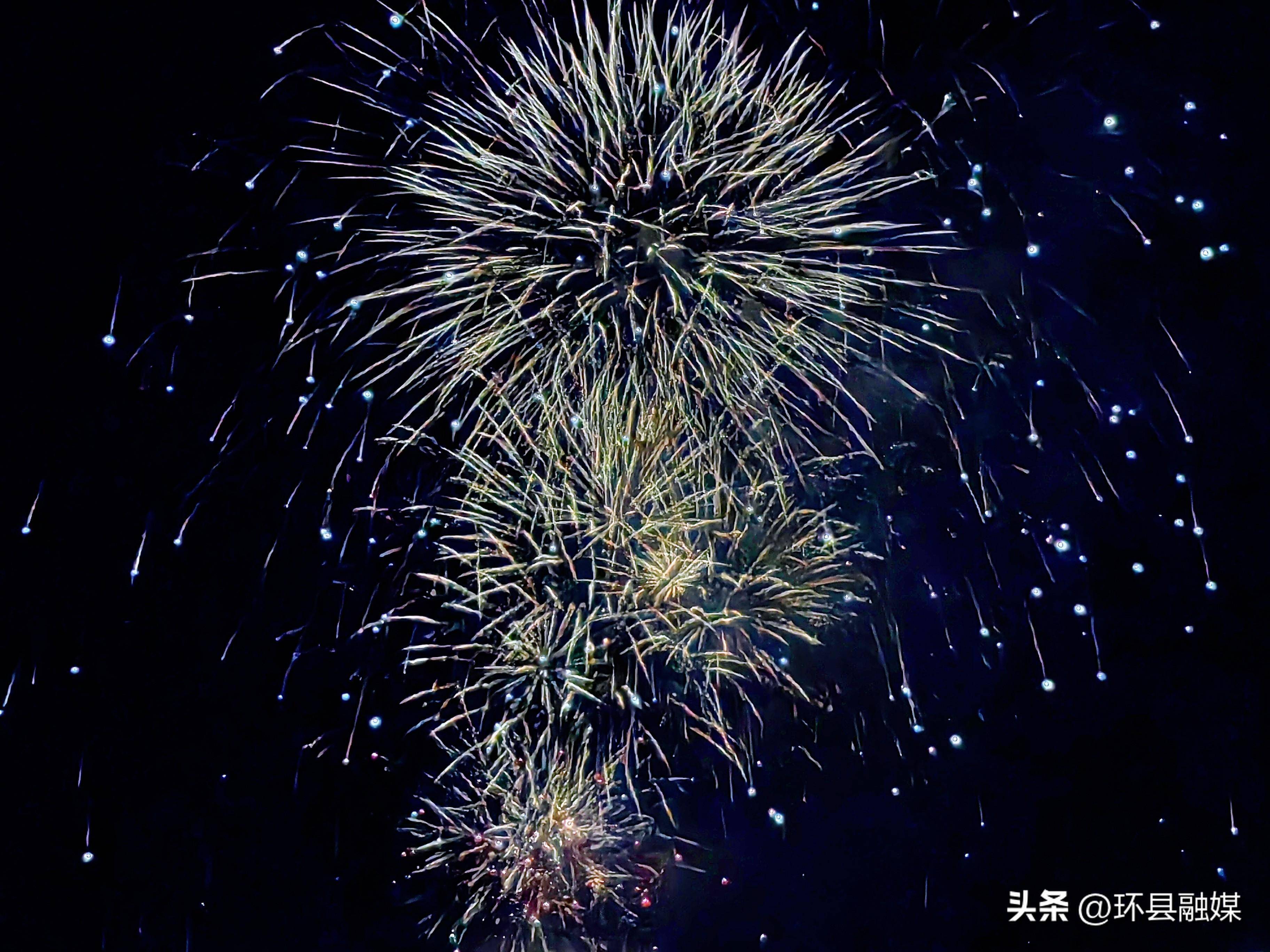 龙腾盛"焰" 华彩环州——环县烟花焰火晚会超"燃"上演