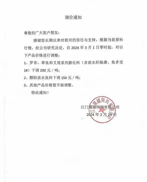 黄颡鱼料,淮安海龙饲料有限公司降价通知3月4日玉米行情分析:4日玉米