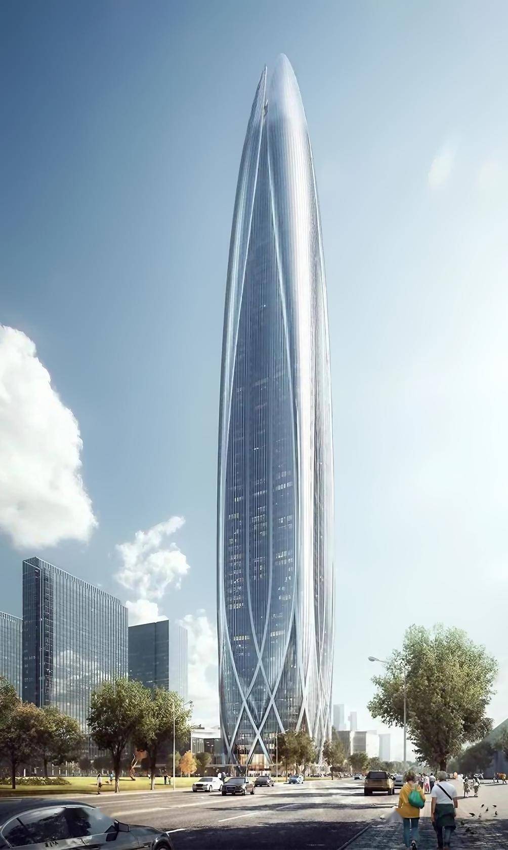 浙江第一高楼新进展,"莲花"形显露_宁波_工程_eric