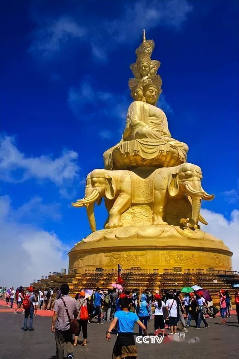 姿态万千峨眉山的其余佛像标志