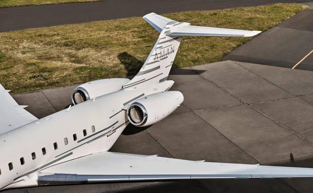 安缦所选用的庞巴迪环球 5000 是世界上最奢华宽敞的私人飞机之一
