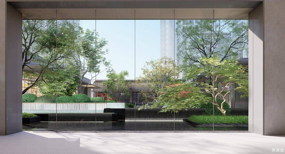 项目在景观设计时借鉴曼谷湄南河四季酒店理念,打造"无界景观",整个