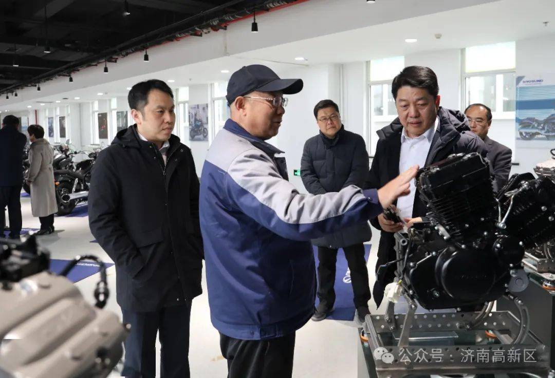 济南市投资促进局领导到高新区走访调研