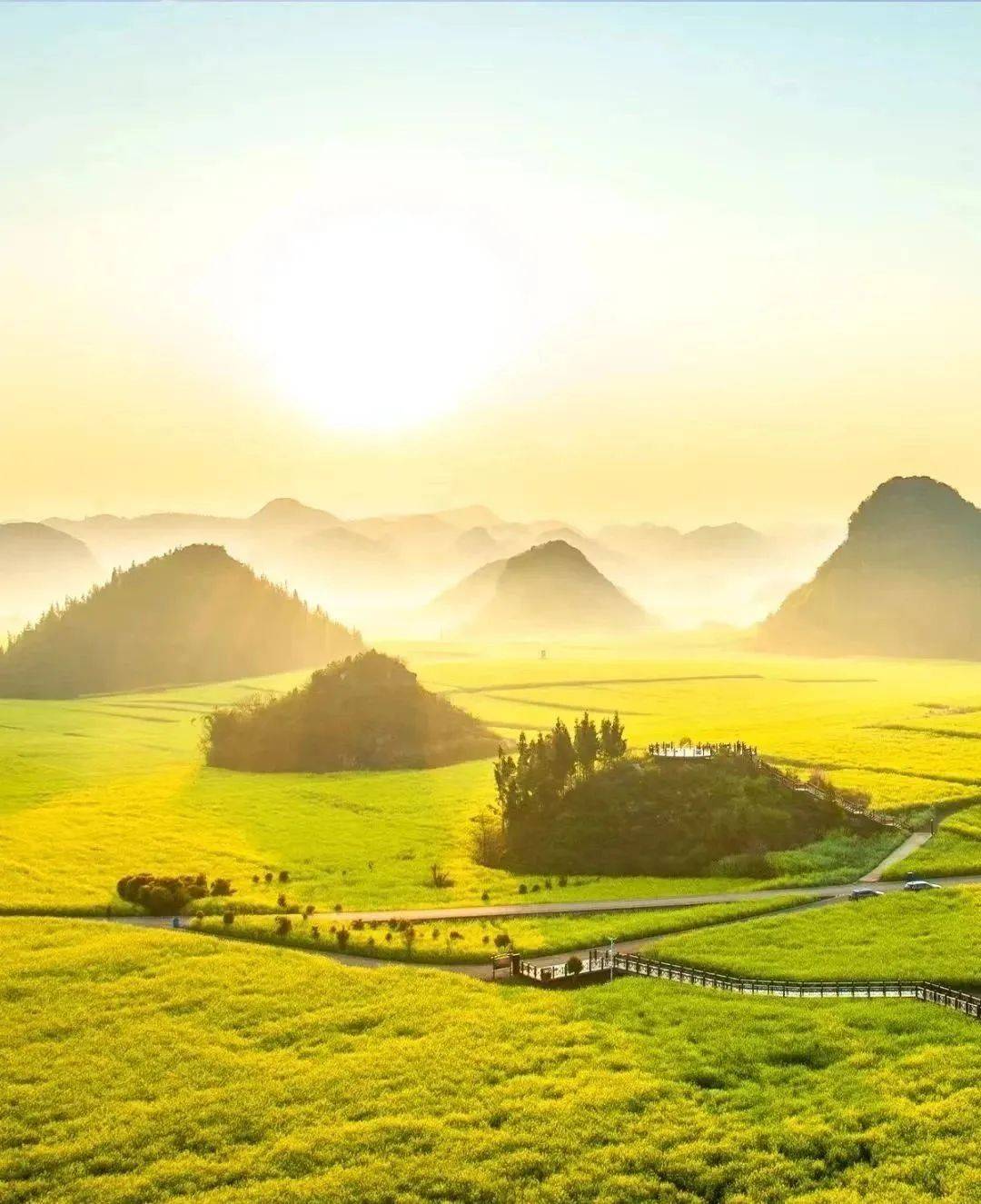 3月20日番禺电台主持人带队出发云南→贵州,赏80万亩油菜花海,大峡谷