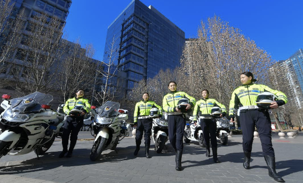 北京街头的警花铁骑您遇见过吗
