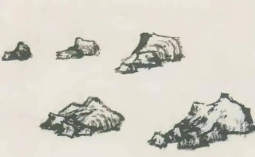 谭老师为你介绍国画山石的画法