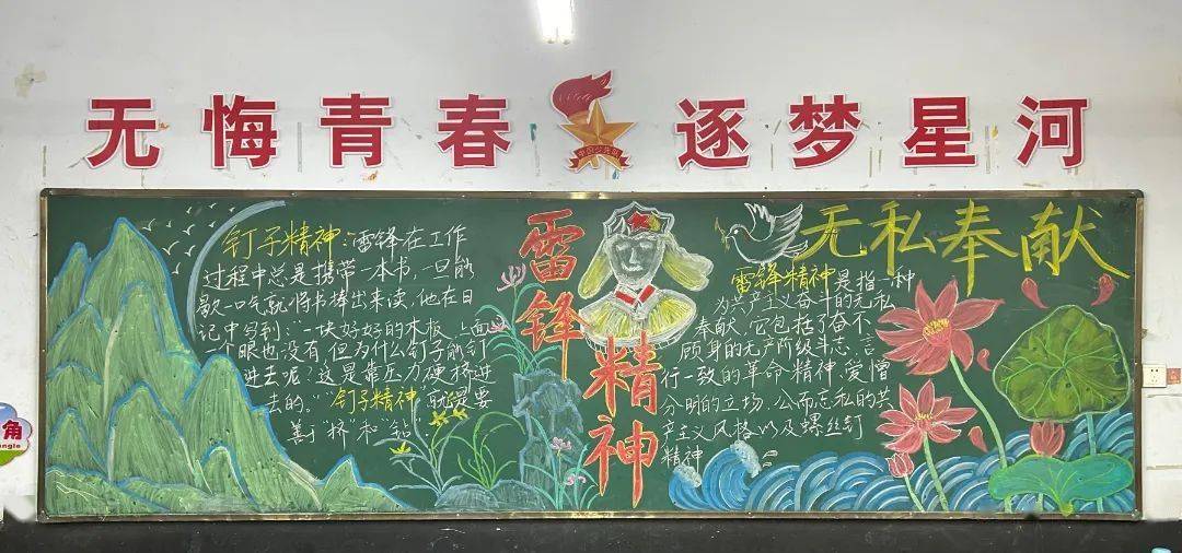 柴小学习雷锋好榜样柴河小学开展学雷锋树新风黑板报评比活动