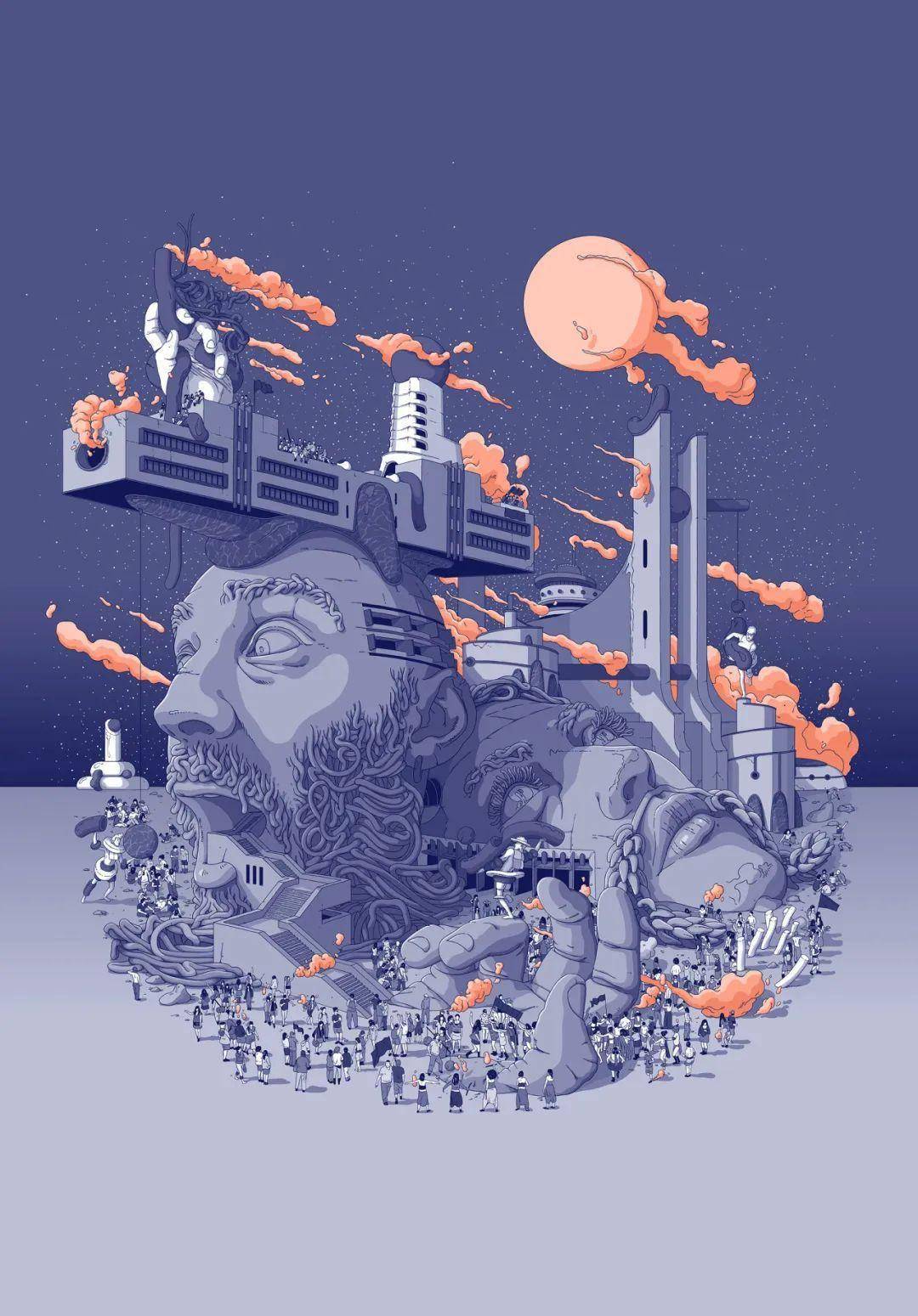 巴黎奥运会海报让想象力进入宇宙尺度