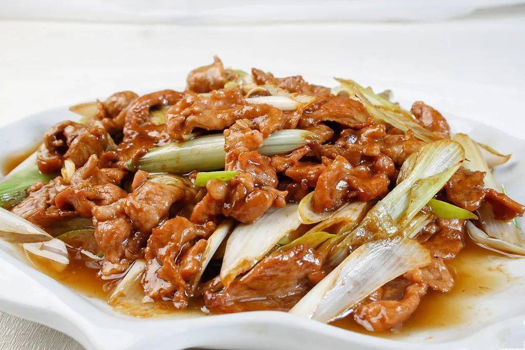 好吃不腻的葱爆肉滑嫩又入味