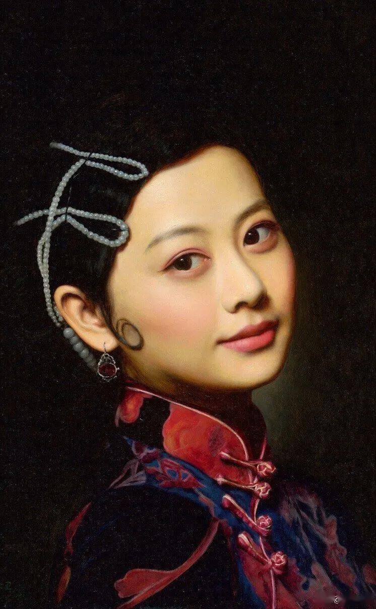 处处让人感受到画家的那种肢体语言丰富且富有韵味,毫无半点做作之处