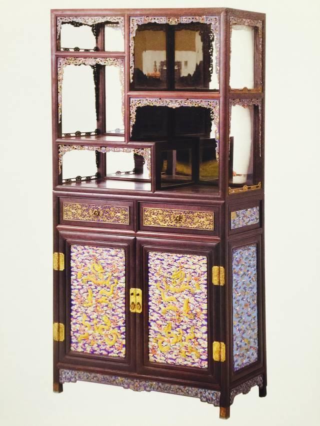 故宫博物院馆藏——紫檀家具_中期_红木_花卉