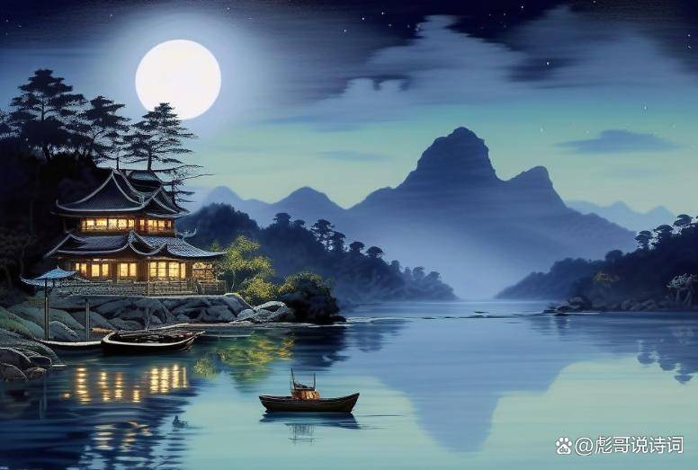 刘禹锡的望洞庭中白银盘里一青螺中的白银盘指的是什么