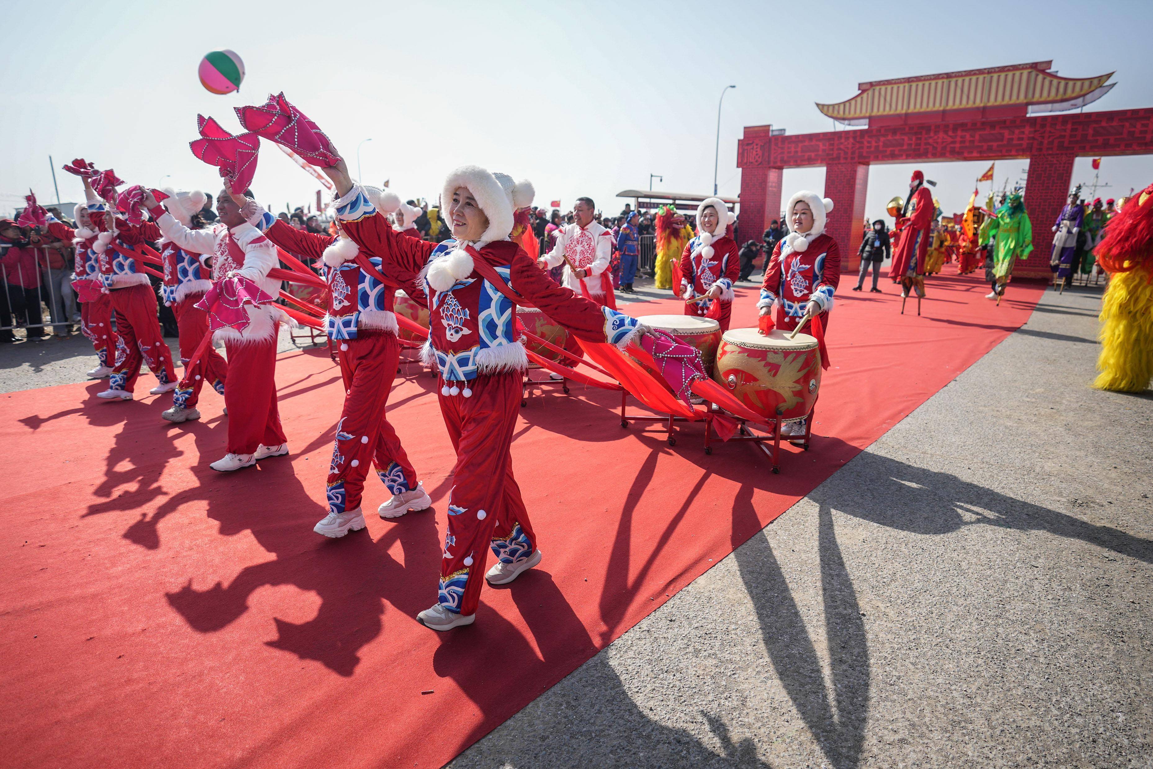 辽宁盘锦:赏渔雁文化 盼新年丰收