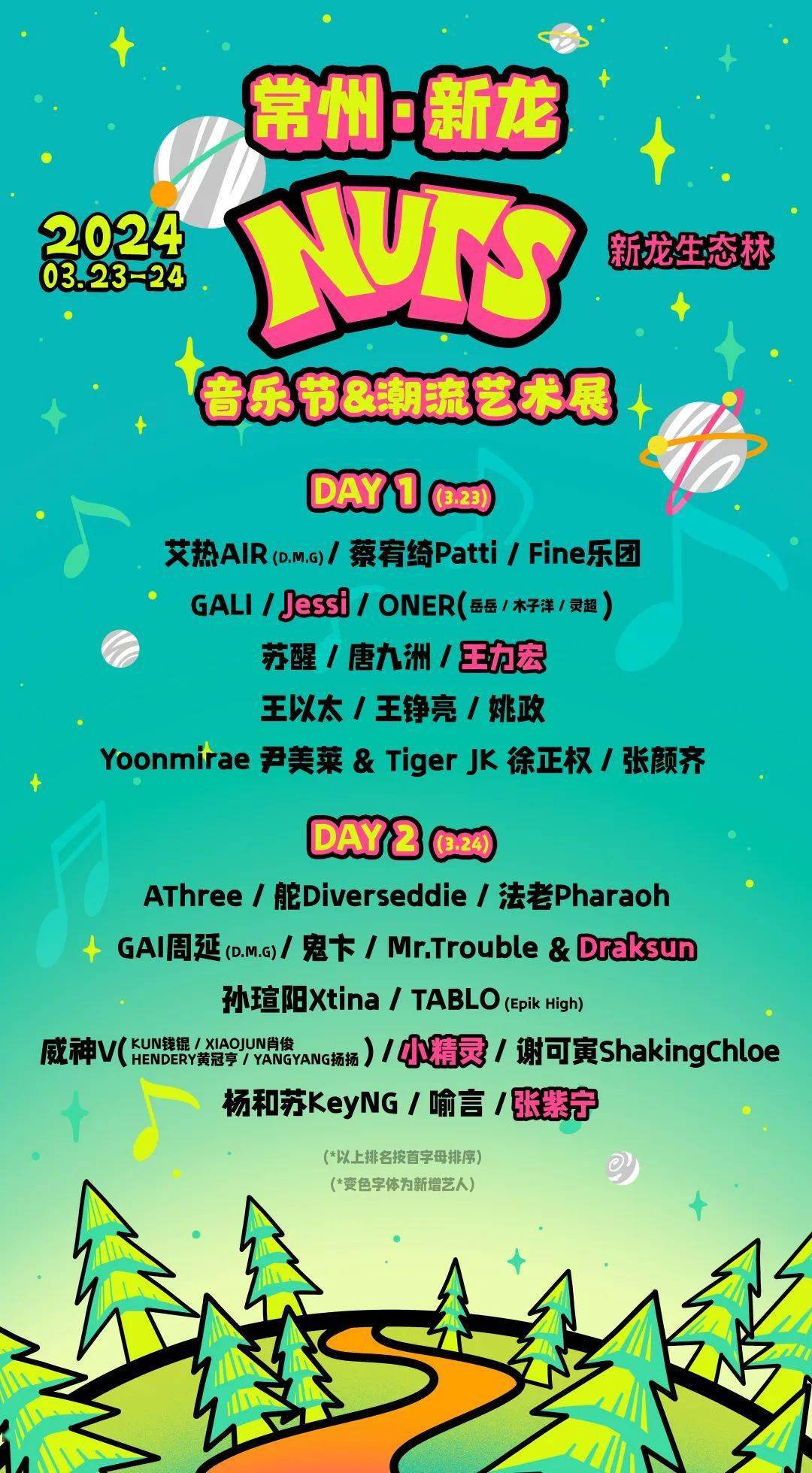 谨慎购票重要提醒3月23日至24日常州·新龙nuts音乐节园区管理公告