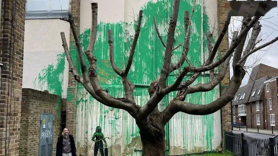 banksy又在伦敦突然留下新作