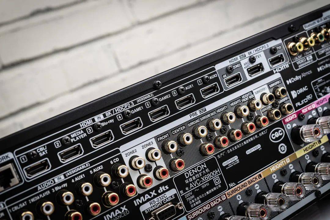 67今年最值得期待的denon天龙合并式家庭影院功放新品avc-x6800h