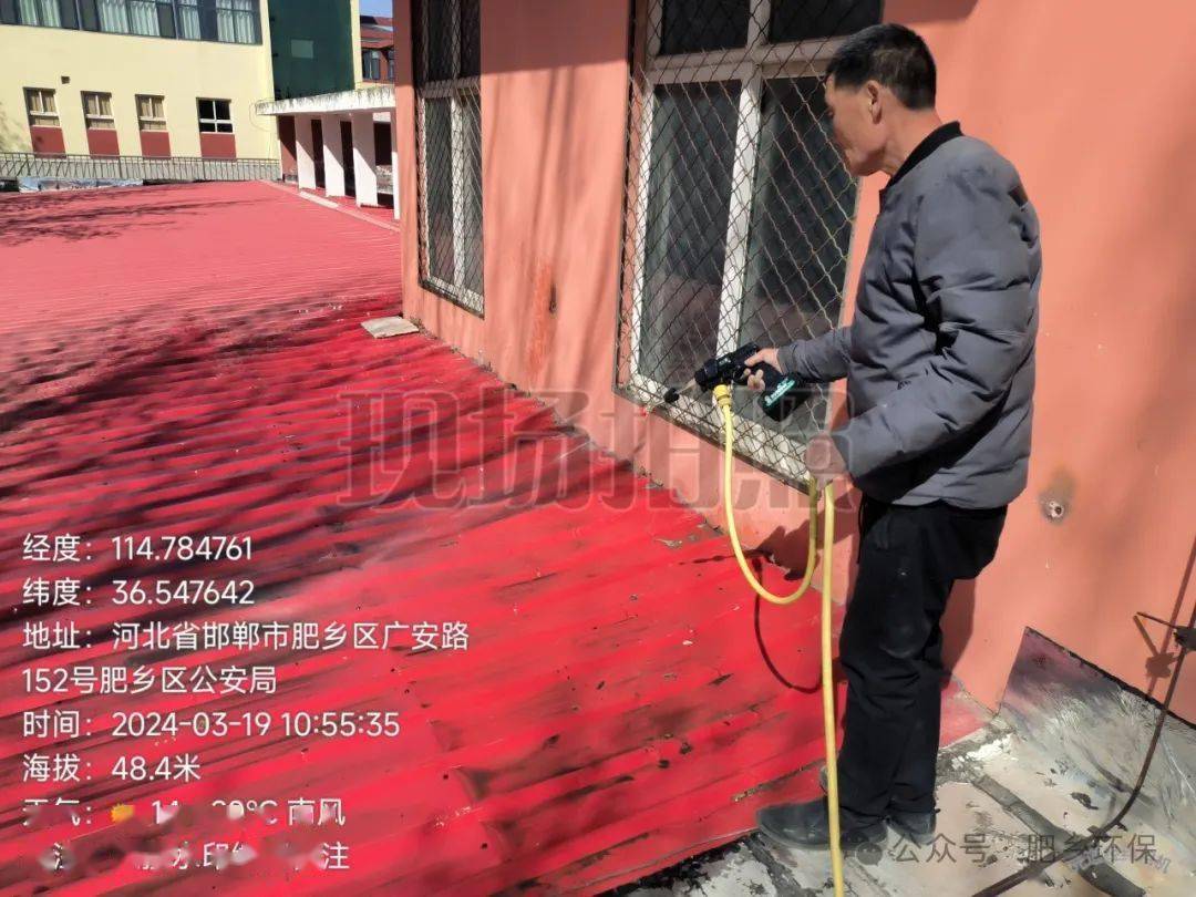 洗城降尘助力新区焕新颜肥乡区在行动