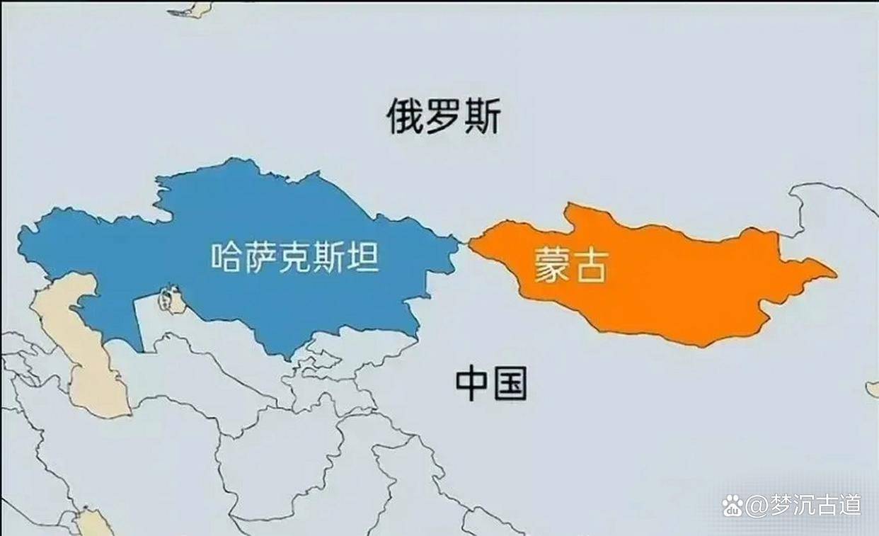 哈萨克斯坦世界地图图片