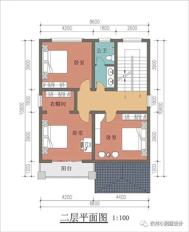 8x10米农村自建房图纸图片