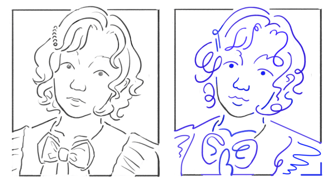 优化完所有线条后画面看着简洁流畅多了~2.