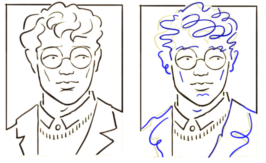 一根有意思的线条是怎么画的