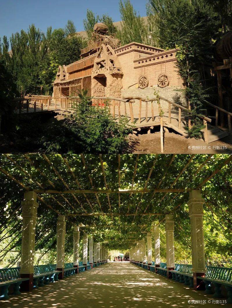 大动作5a级景区终身免票火焰山下的桃花源去看大漠峡谷中的东方小麦加