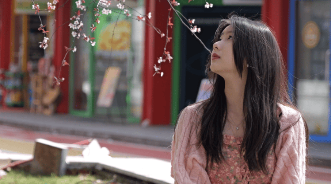 绽放的花儿同样生机勃勃,夺目美丽一起漫步校园定格春日色彩图:徐静雯