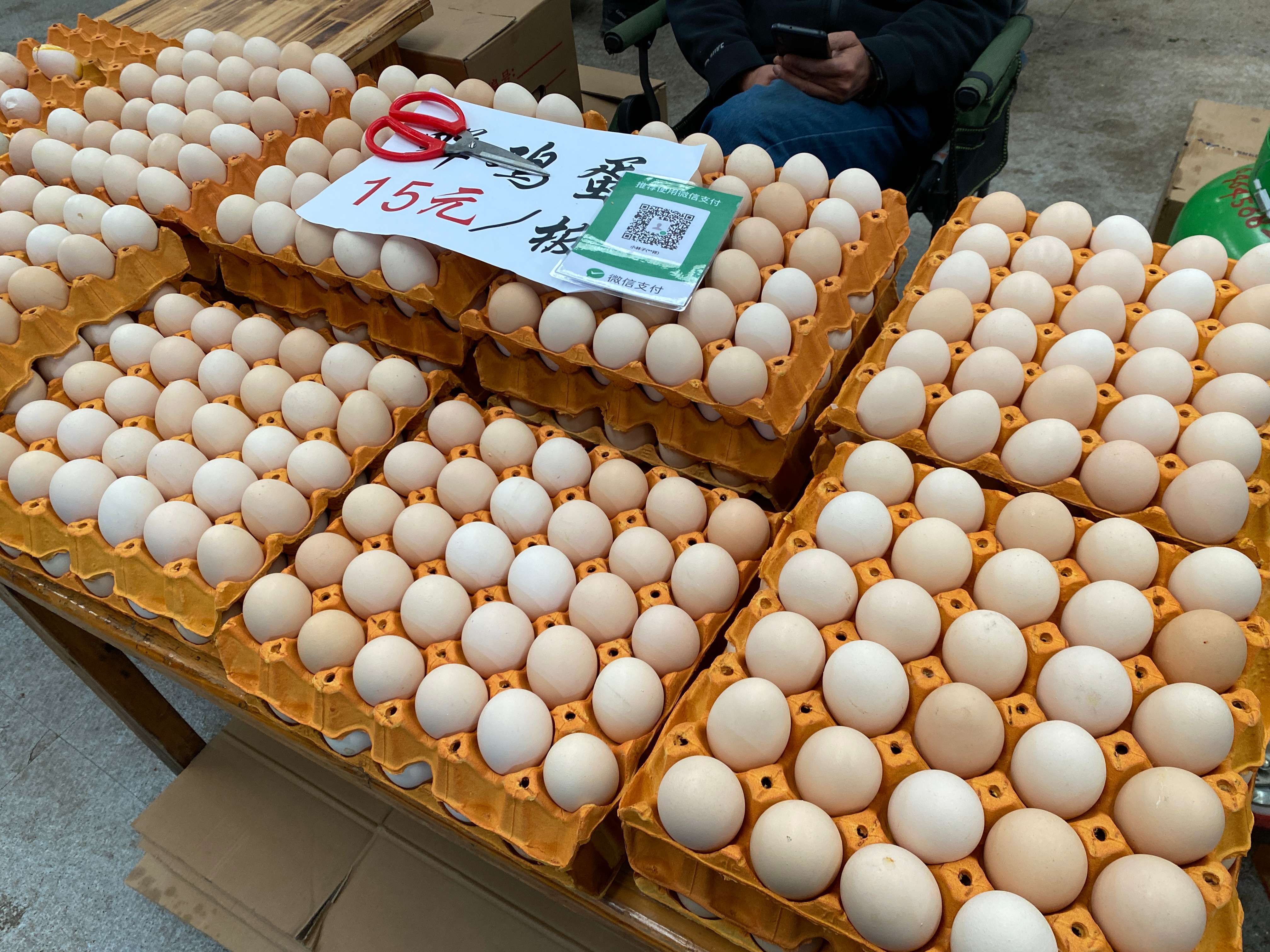 5元一个!昆明鸡蛋大降价,番茄也降价了!_价格_菜市场_农贸