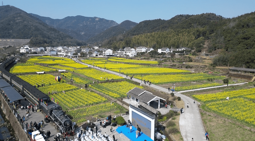 2024南洞油菜花节,"长三角自驾东海赏花季"在定海南洞艺谷景区开幕