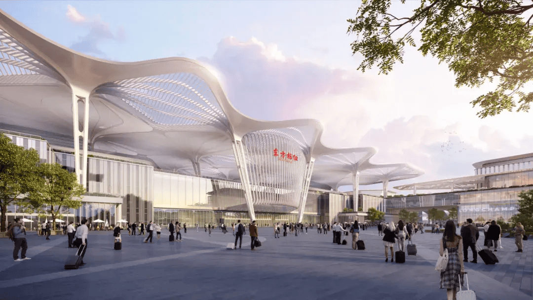 面向全球发出邀约东方枢纽上海东站区域商业推介大会举行